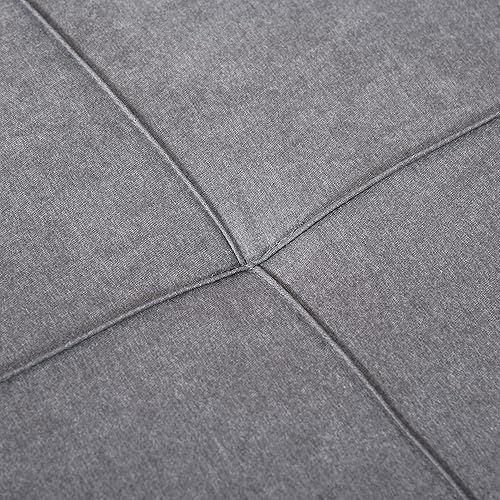 Miniatura 8 de HOMCOM Sofá cama individual plegable multifunción 4 en 1 con reposapiés retráctil cama convertible con respaldo ajustable para sala de estar y