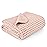 Konssy Waffle Baby Blanket - Soft & Cozy Nursery Swaddle Blanket, Lightweight Toddler Throw for Boys & Girls, Ideal for Wrapping(Pink)