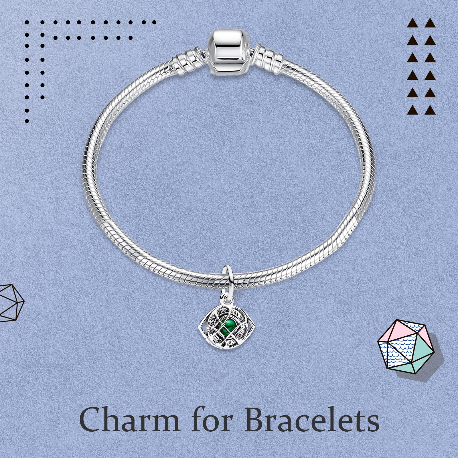 HAEPIAR S925 Sterling Silver Charm per Bracciale Collana Charm Dangle Hero Movie Regali per donne