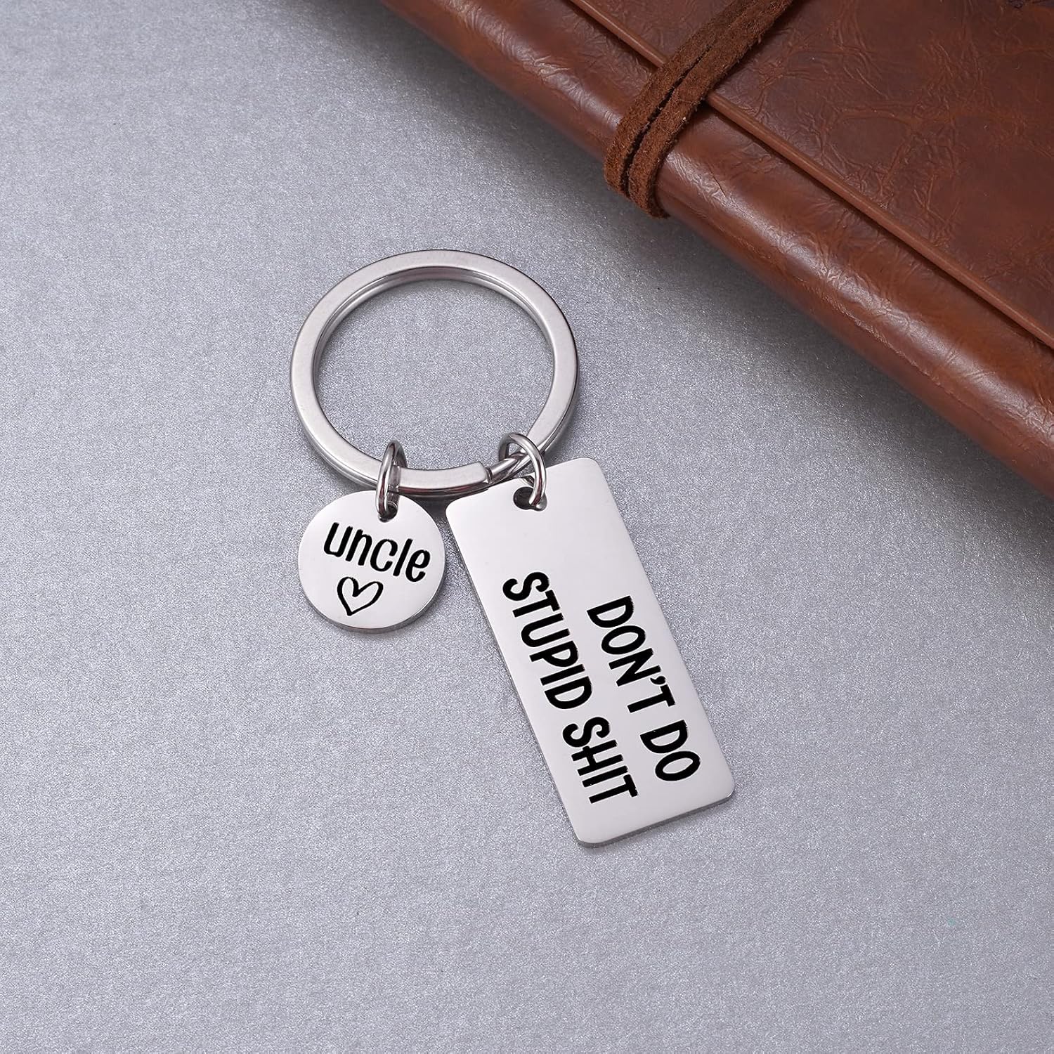 Teenage Niece Nephew 16th Birthday Gifts Funny Keychains Uncle to Niece Nephew Don't Do Stupid Keychain for Teens Boys Girls Graduation Sweet 16 : Clothing, Shoes & Jewelry