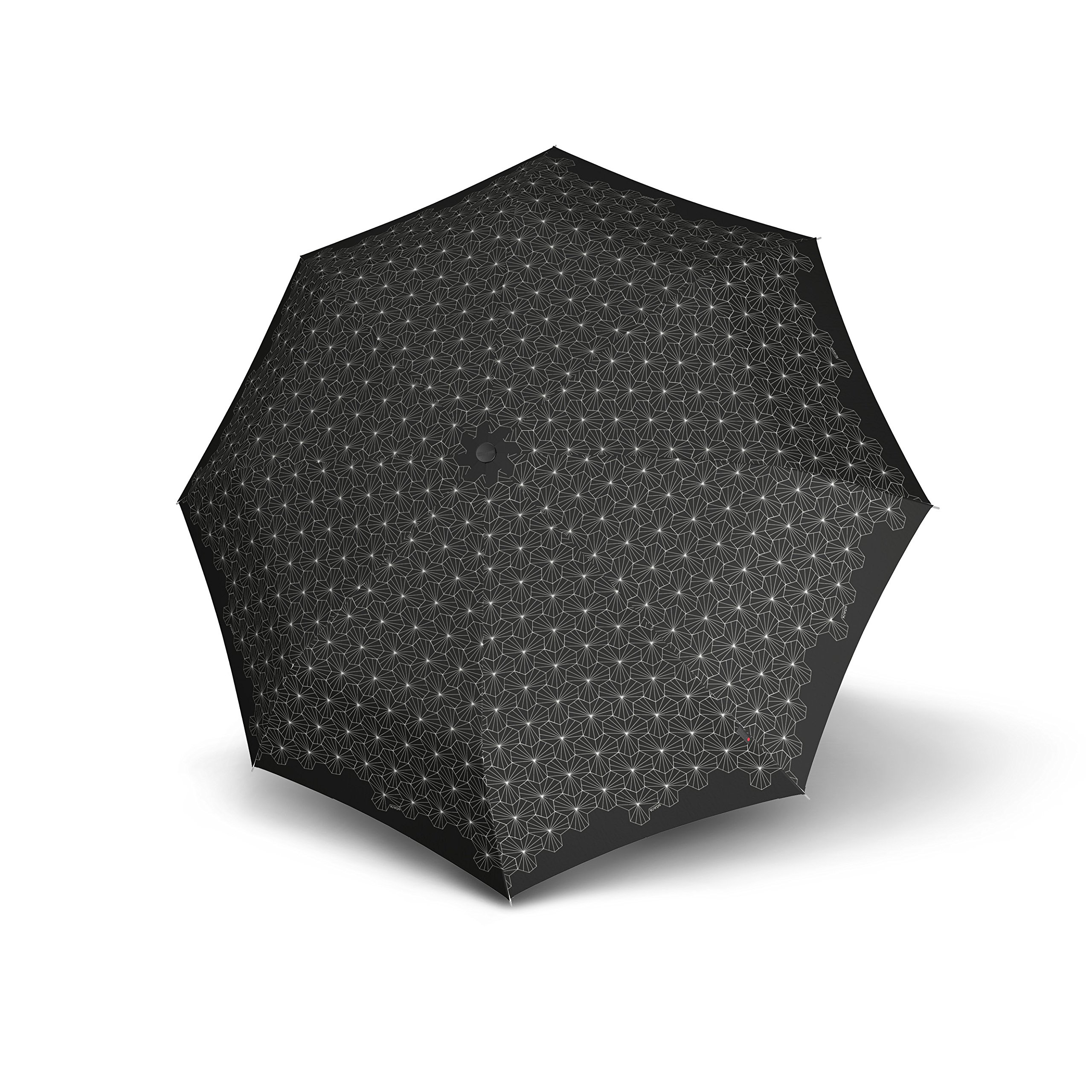 Knirps Parapluie de poche X1 Design - Plus petit parapluie de Léger et compact - Résistant aux tempêtes - Noir
