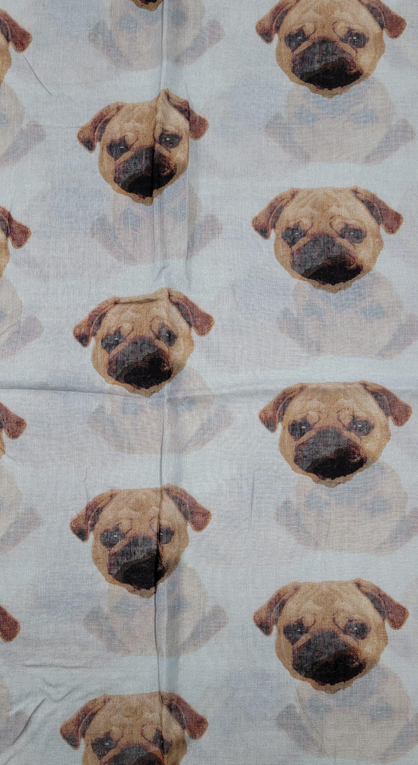 GFM® Pug Pugs Dogs -Grey Beige- (PSCF-PG-72-BH), Pg-72-BH-GreyBeige, L - Image 3