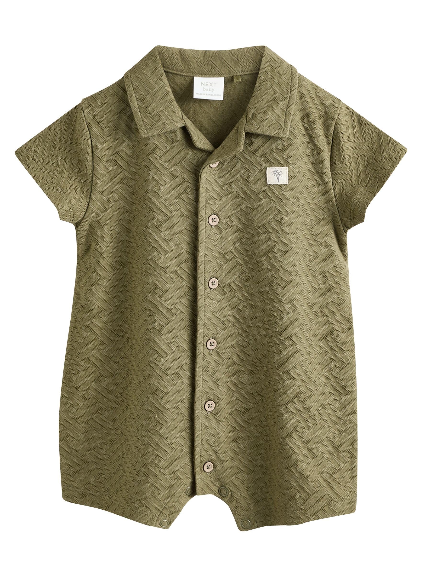 NEXT Bébé garçon Barboteuse texturées pour bébé, lot de 2