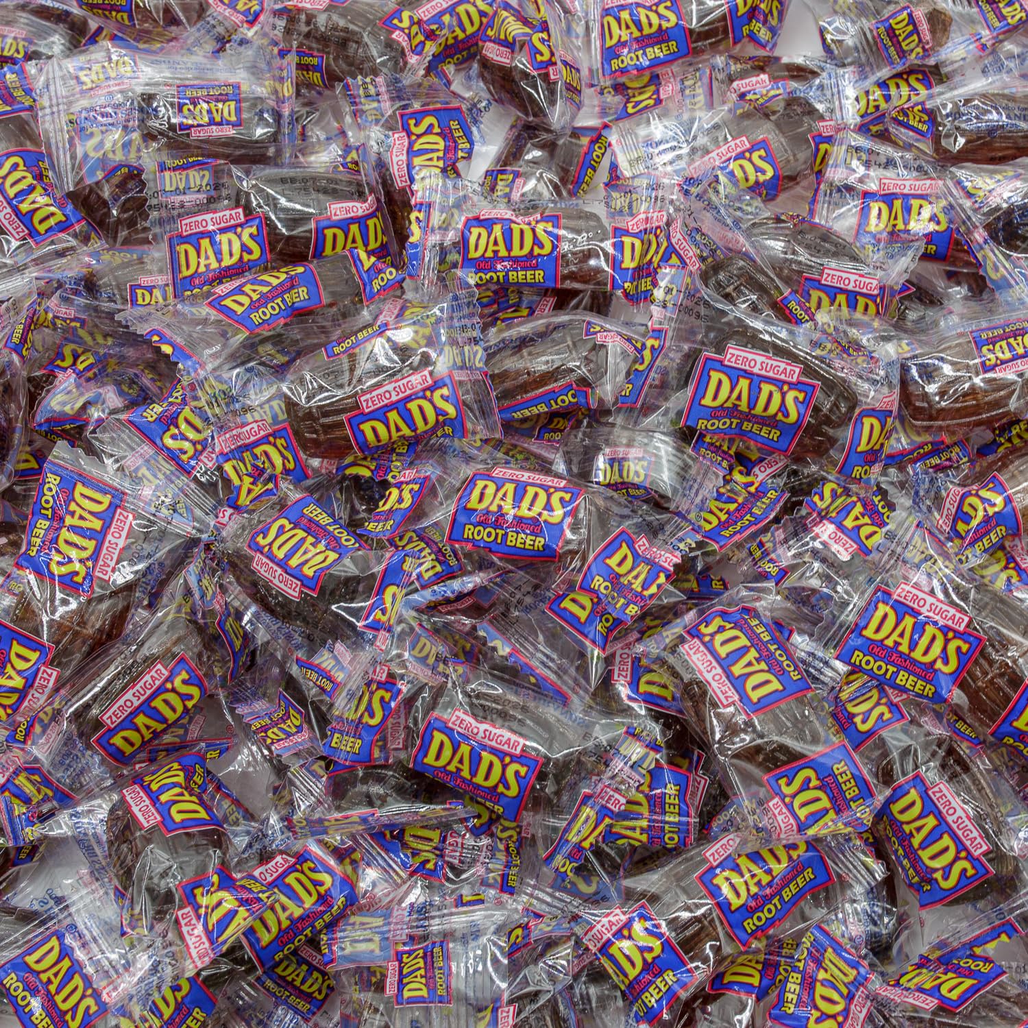 Dad's Root Beer Barrels Sugar Free 4 lb – Candy in Bulk Bag, Old Fashioned, Individually Wrapped, Original Flavor