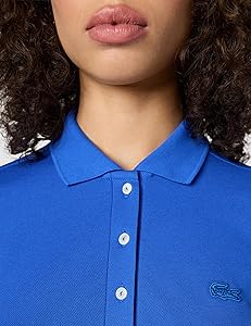 Lacoste Classic Short Sleeve Stretch Mini Pique Polo Dress, Ef8470 Dress