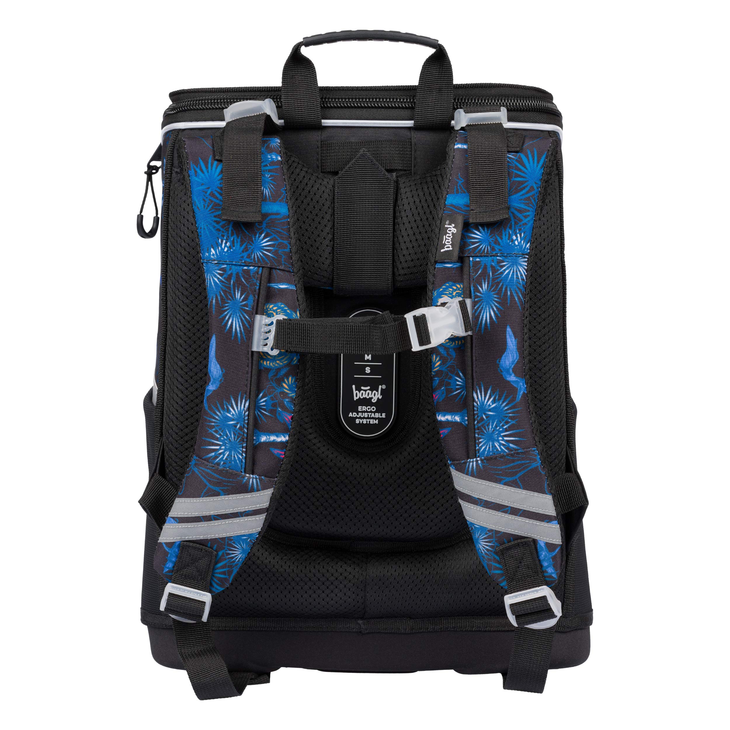 Mochila escolar para niños y niñas, juego de 3 piezas, mochila escolar Zippy a partir de 1ª clase, mochila escolar con correa para el pecho