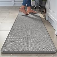 Vista 56 de Alfombras y tapetes de cocina antideslizantes, lavables, alfombras corredoras absorbentes para cocina, parte delantera del fregadero, tapetes