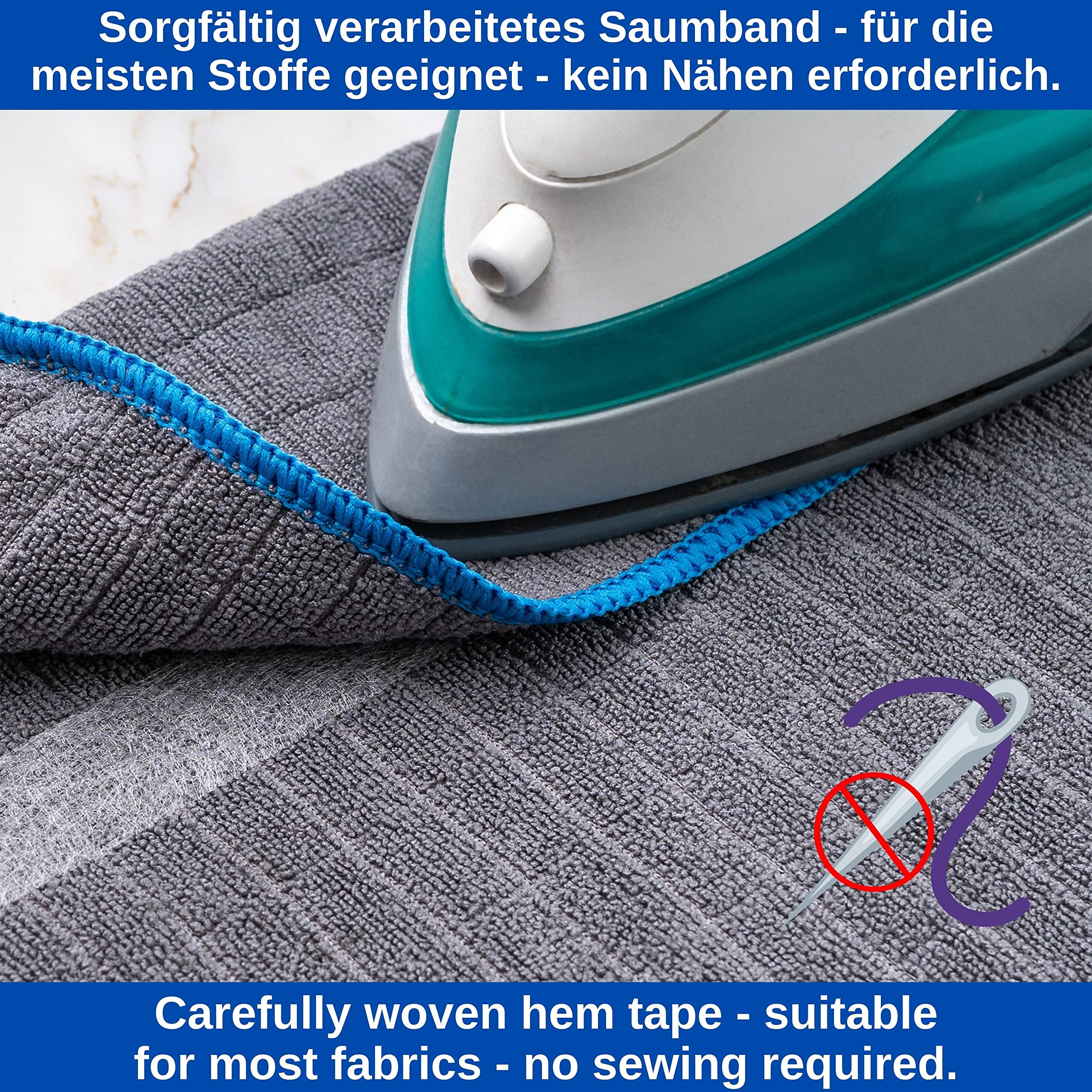 Ruban Ourlet Thermocollant - 10 Mètres - Réglage Pantalon Sans Couture, Facile Et Lavable