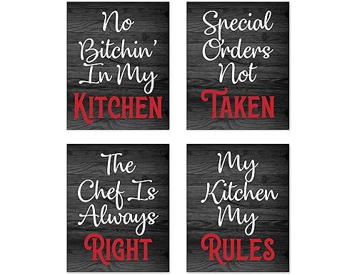 Elevate Your Kitchen with the Perfect Red and Black Decor