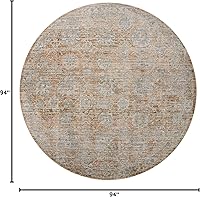 Vista 87 de Loloi Jean Stoffer Katherine Collection KES-02 Ocean/Coral 2'-7'' x 10'-0'', .25" Pile Height, Runner Rug