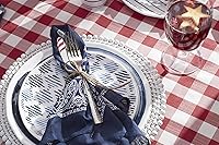 Vista 4 de Lenox 895235 Blue Bay - Platos decorativos surtidos de melamina, juego de 4, material ligero de melamina