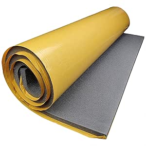 Lulushop Akustikschaumstoff Selbstklebend 100x50x1cm - Schallschutz & Dämmung