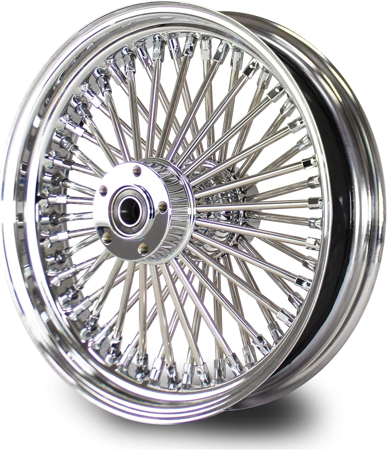 18" 18x3.5 FAT SPOKE WHEEL 52 STAINLESS FOR HARLEY TOURING