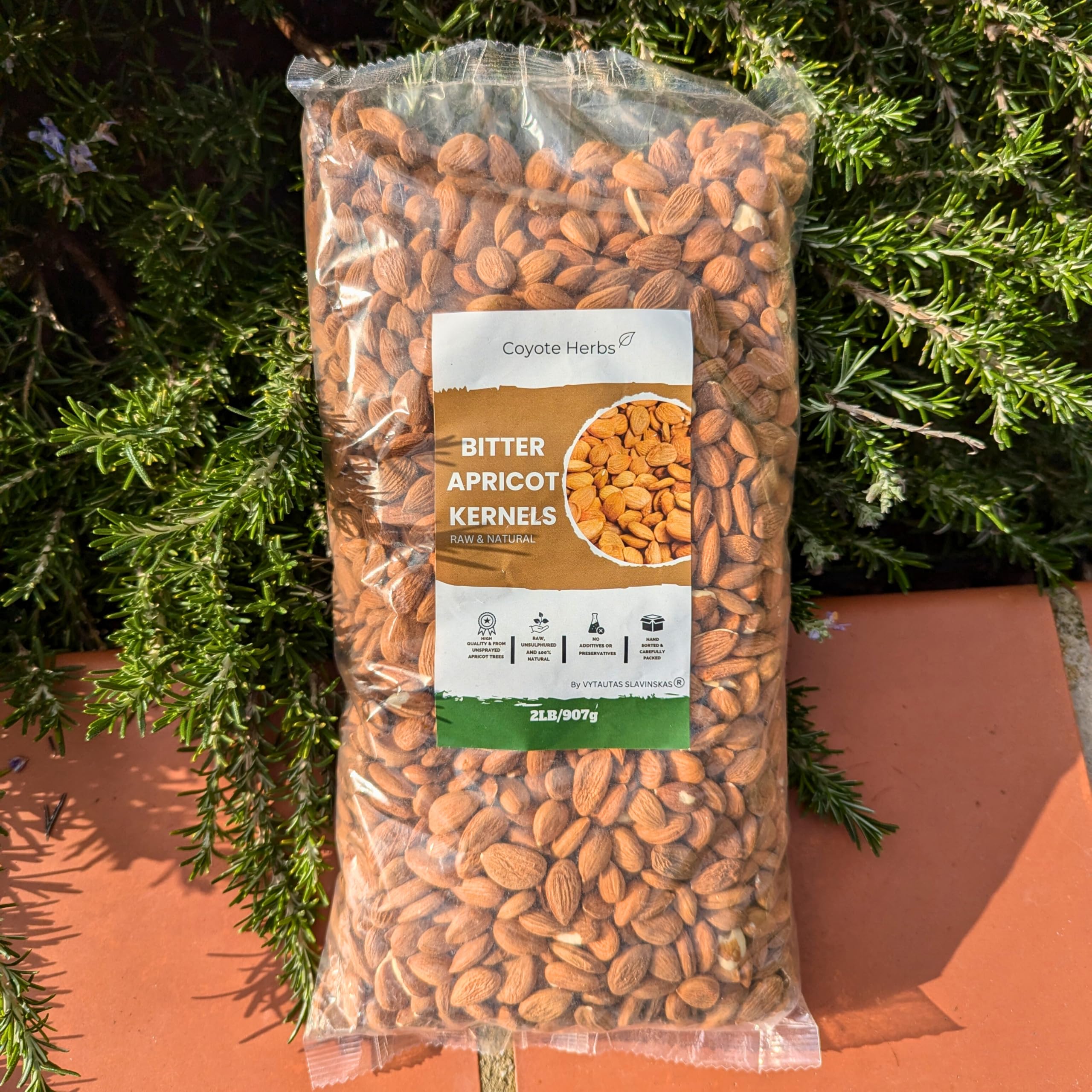 0,908 kg. Granos de albaricoque amargo seco/Núcleo de albaricoque amargo y crudo/vitamina b17/Semillas di albaricoque amargas naturales - mejor calidad