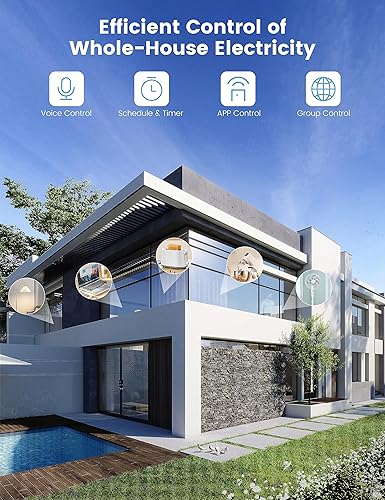 Miniatura 3 de Enchufe inteligente de 5 GHz, EIGHTREE Smart Plug compatible con Alexa y Google Home, compatible con WiFi de 5 GHz y 2.4 GHz, enchufe inteligente