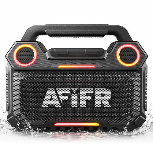 AFIFR 160W Rugged Bluetooth Speaker with Lights