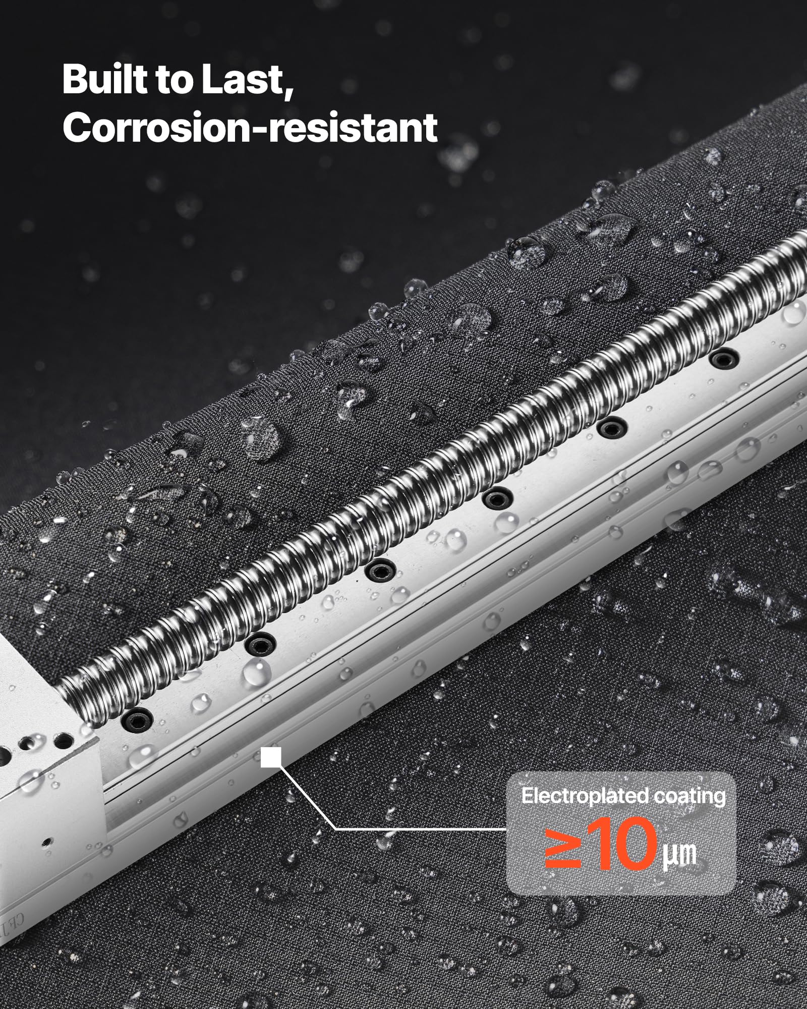 VEVOR Guida Lineare Corsa Effettiva 1000 mm, Attuatore per Guida Lineare CNC a Vite a Sfere, Motore Passo-passo Nema 23, Binario Movimento per Macchina per Incisione, Fresatrice CNC, Stampante 3D