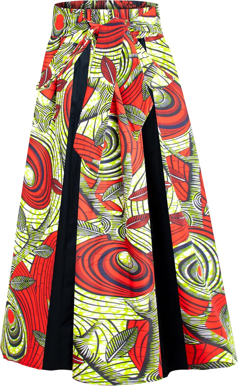 SHENBOLEN Women African Print Maxi Skirt Ankara High Waist Long Skirts