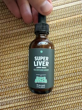 SuperBonsai Milk Thistle Herbal Liquid Supplement - Doctor-Formulated Botanical Blend with Milk Thistle and Dandelion Root - Vegan Non-GMO Drops - 1 Month Supply