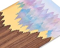 Vista 5 de Papyrus Tarjeta en blanco (montaña escénica)