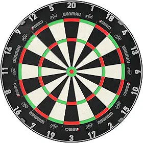 Winmau Tabuleiro de dardos - alvo Blade 360 - Carbono de núcleo triplo - Rotação total - Gráficos simétricos - Alvo profissional PDC com especificações oficiais do torneio para entusiastas de dardos