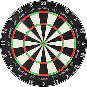 Winmau Tabuleiro de dardos - alvo Blade 360 - Carbono de núcleo triplo - Rotação total - Gráficos simétricos - Alvo profissional PDC com especificações oficiais do torneio para entusiastas de dardos