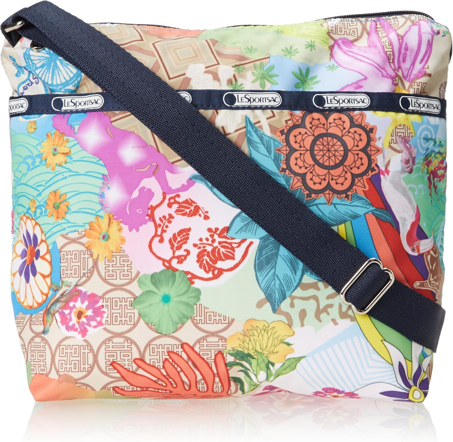 LeSportsac Women's Small Cleo Crossbody Hobo, Flip Side, One Size Handbags