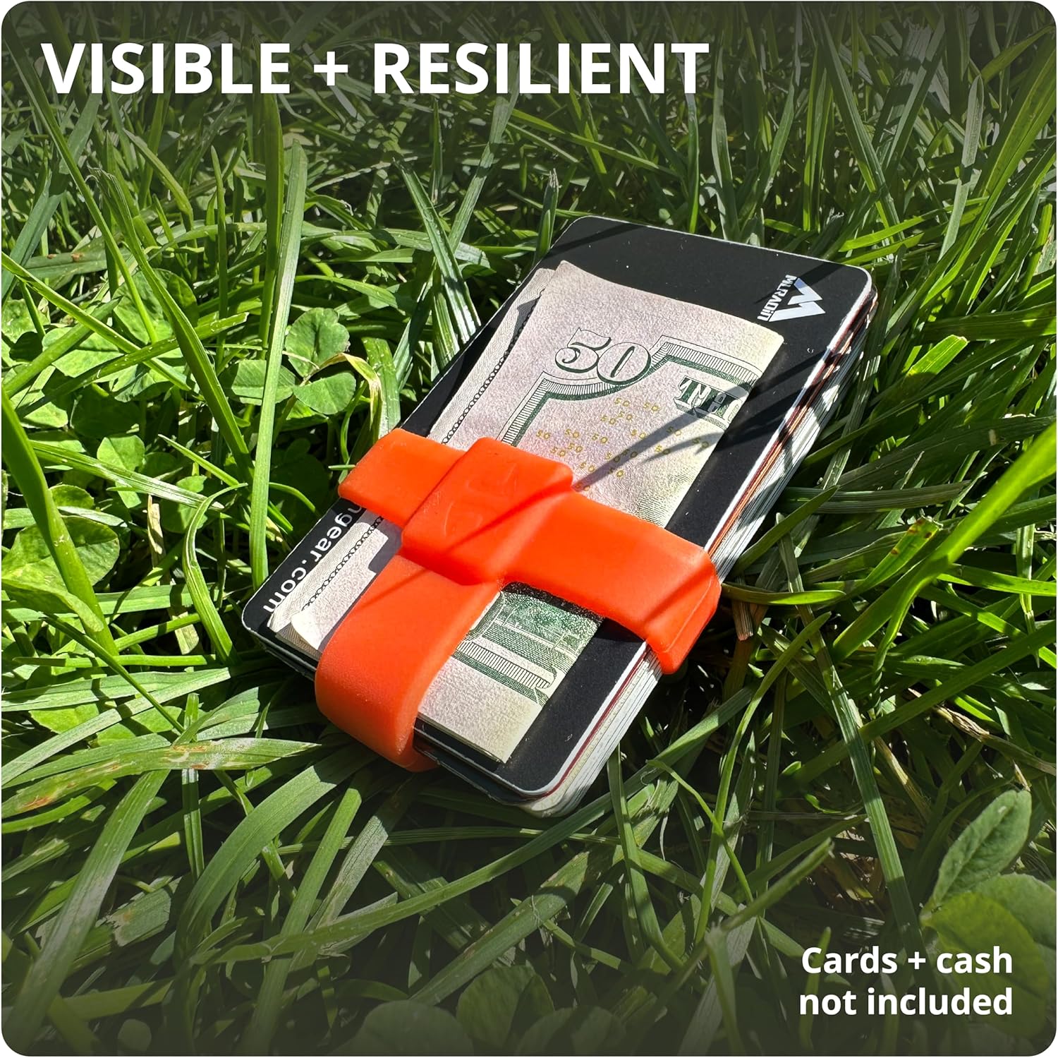 8TIMBER Mawashi Wallet Band Tan - Durable Silicone Rubber Card Holder for Credit Cards and Cash - Secure, Stylish, and Convenient Minimalist Wallet Solution - Perfect for On-The-Go and Daily Use - Image 6