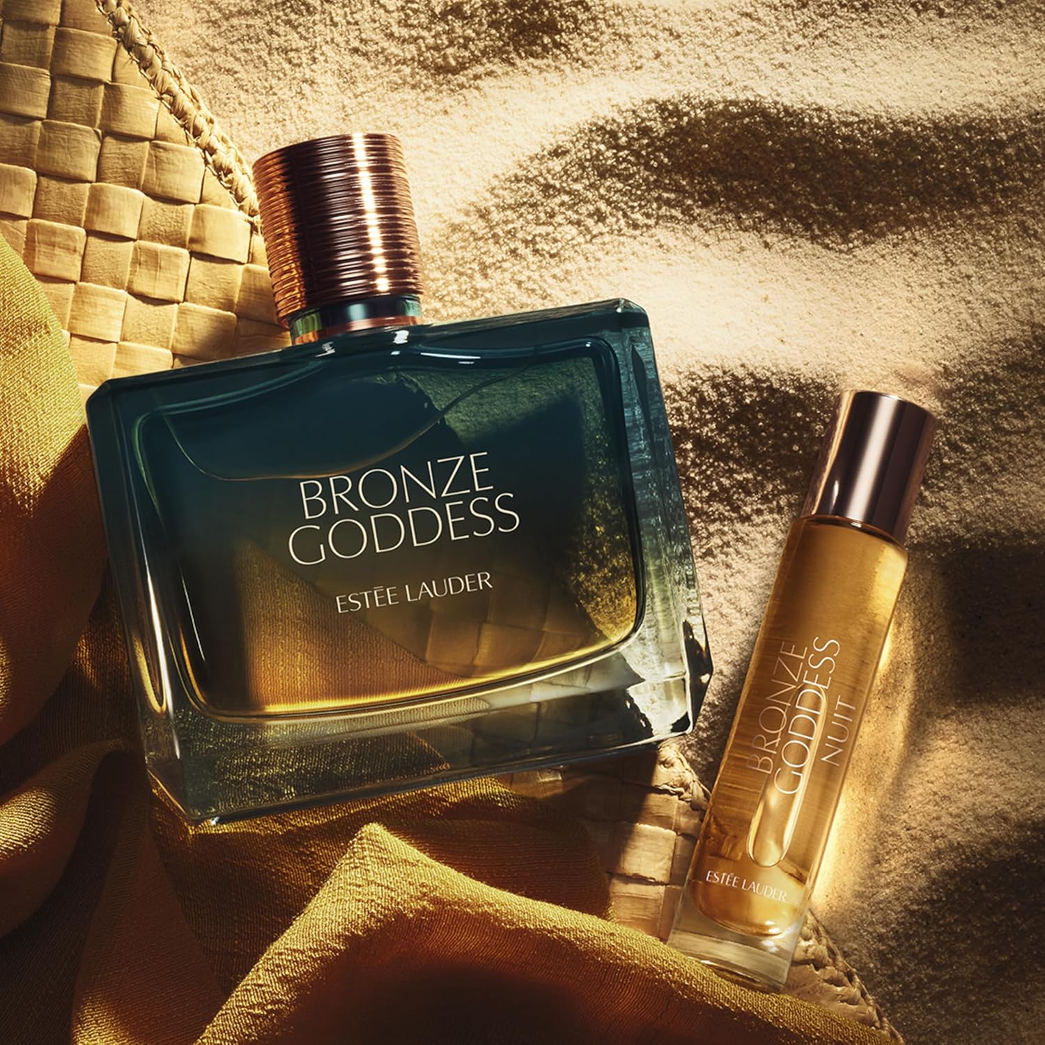 Estée Lauder Bronze Goddess Nuit Eau de Parfum Spray with notes of Ylang Ylang, Jasmine Sambac & Salted Coconut | Perfumes for Women - Image 3