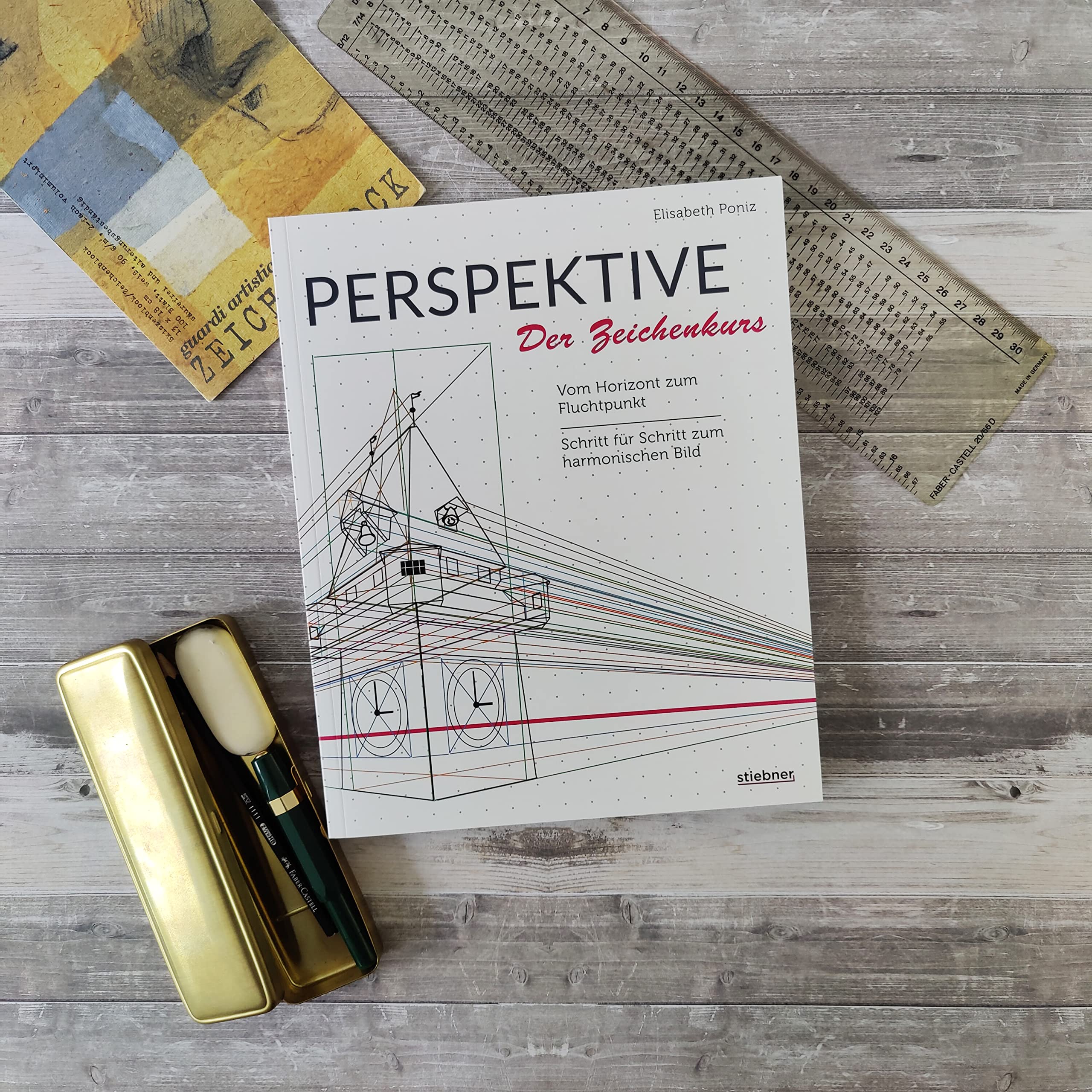 Perspektive – Der Zeichenkurs.: Vom Horizont zum Fluchtpunkt. Schritt für Schritt zum harmonischen Bild. Perspektivisch zeichnen lernen und Tiefenwahrnehmung schulen. Fluchtpunkt Perspektive verstehen
