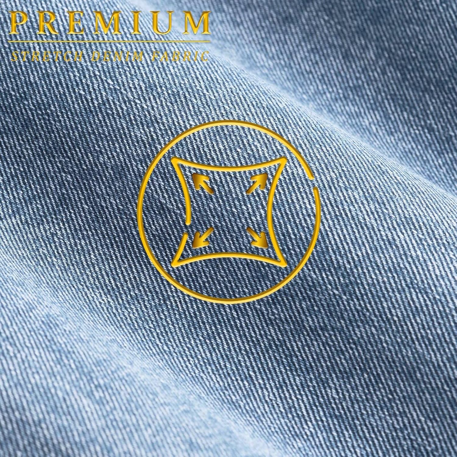 Hybrid & Company Women's Flare Mid Rise Jeans Trendy Stretchy Denim Pants with Pockets - Image 6