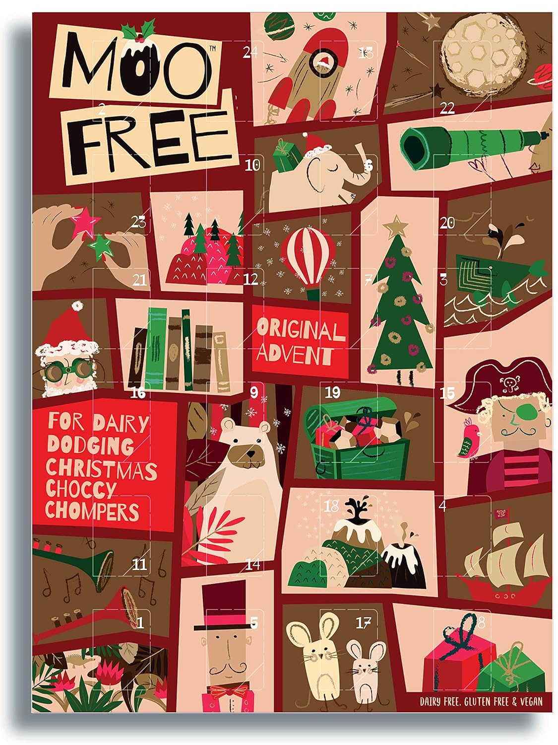 Amazoncom Moo Free Dairy Free Organic Milk Tasting Advent Calendar Grocery Gourmet Food