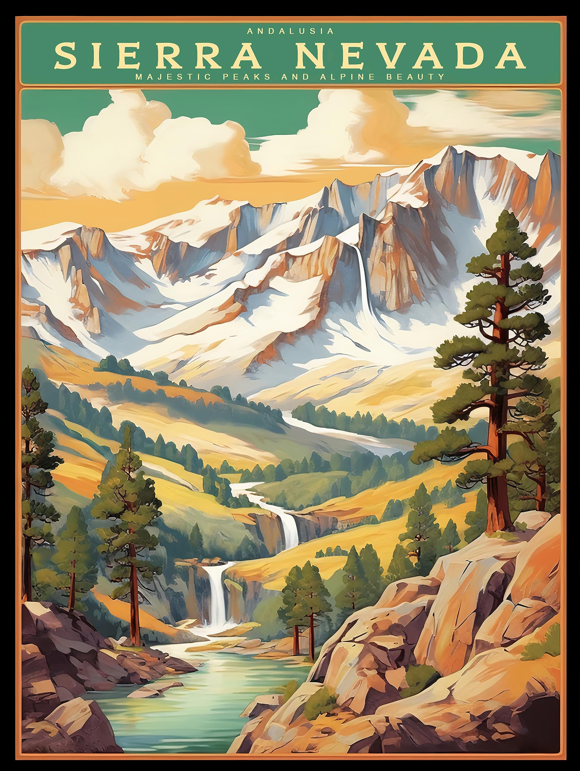 Spain, Sierra Nevada | Poster | Wall Art | Home Decor |