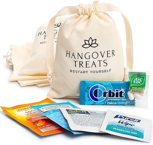 1 kit de resaca prellenado para regalos de despedida de soltera, cumpleaños, despedidas de soltera y recuerdos de fiesta de boda  6 piezas de