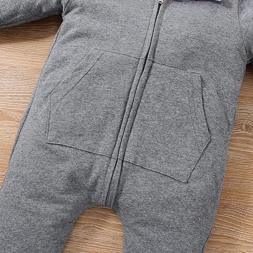 Miniatura 7 de Mameluco con capucha para recién nacidos, niños y niñas, diseño de tiburón, dinosaurio