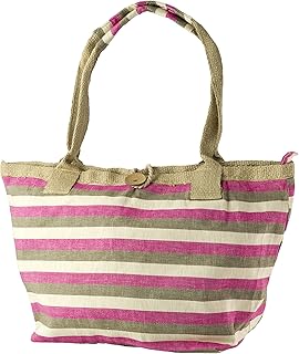 Jute & Co BOR514 Alice Borsa a Spalla, Tela, Multicolore, 50 cm
