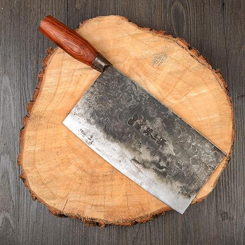 Vista 5 de 臻三环 Cuchillo de cocina forjado martillado a mano ZhenSanHuan