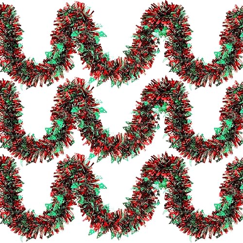 Miniatura 1 de Guirnaldas de guirnaldas de Navidad para árbol de Navidad, guirnaldas de guirnaldas de Navidad para decoración de Navidad y aniversarios