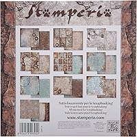 Vista 5 de Stamperia Intl Papel para álbumes de recortes, multicolor, paquete de 10
