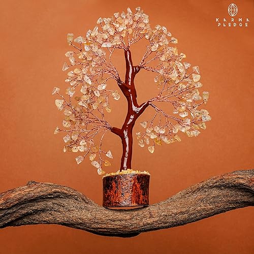 Miniatura 8 de Árbol de cristal para energía positiva, árbol de la vida de cristales curativos de citrino, árboles bonsái de dinero, decoración hecha a mano para
