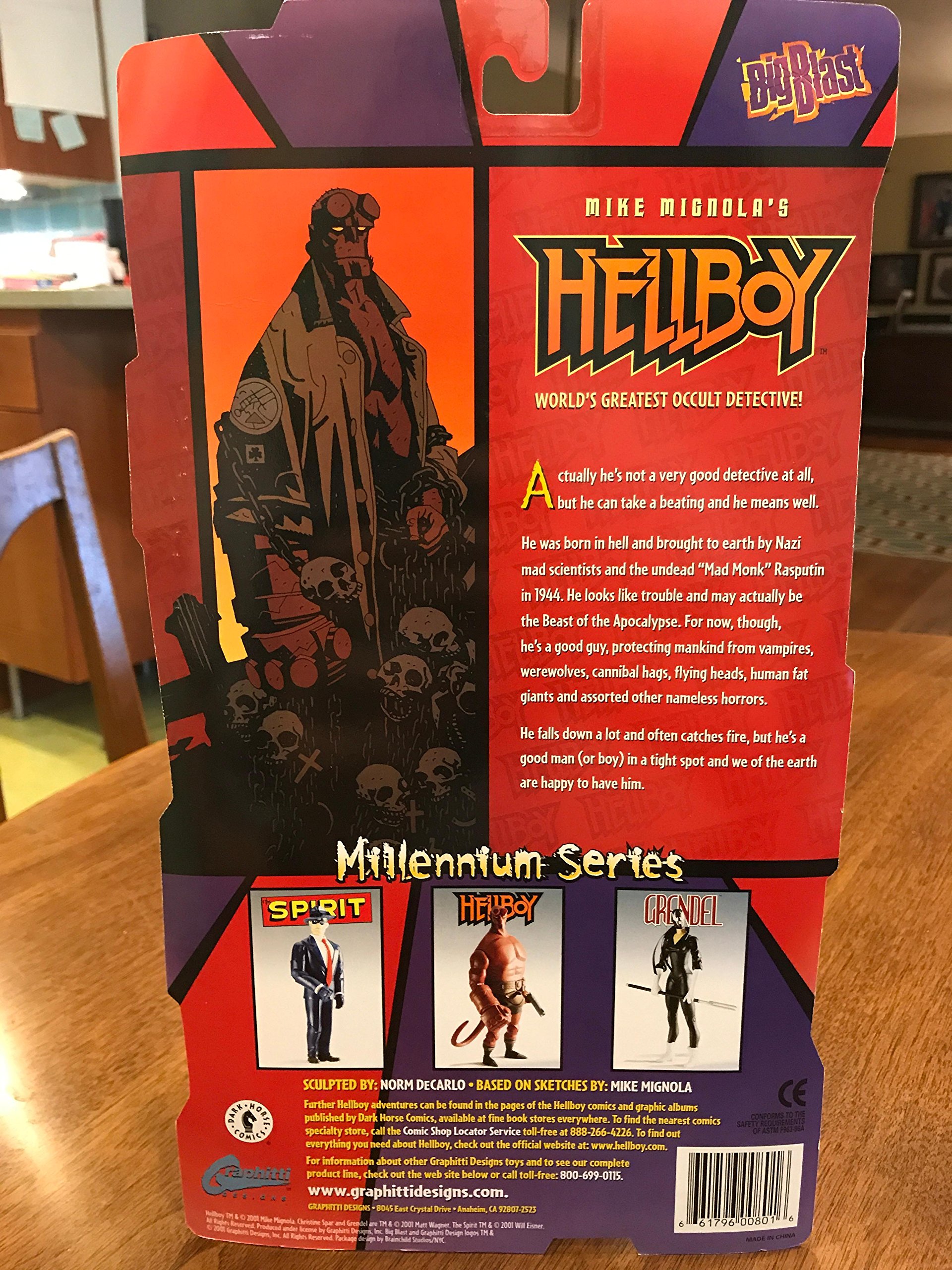 未開封　Hellboy Millennium series Big Blast Big Blast Mike Mignola's Hellboy Millennium Series Action