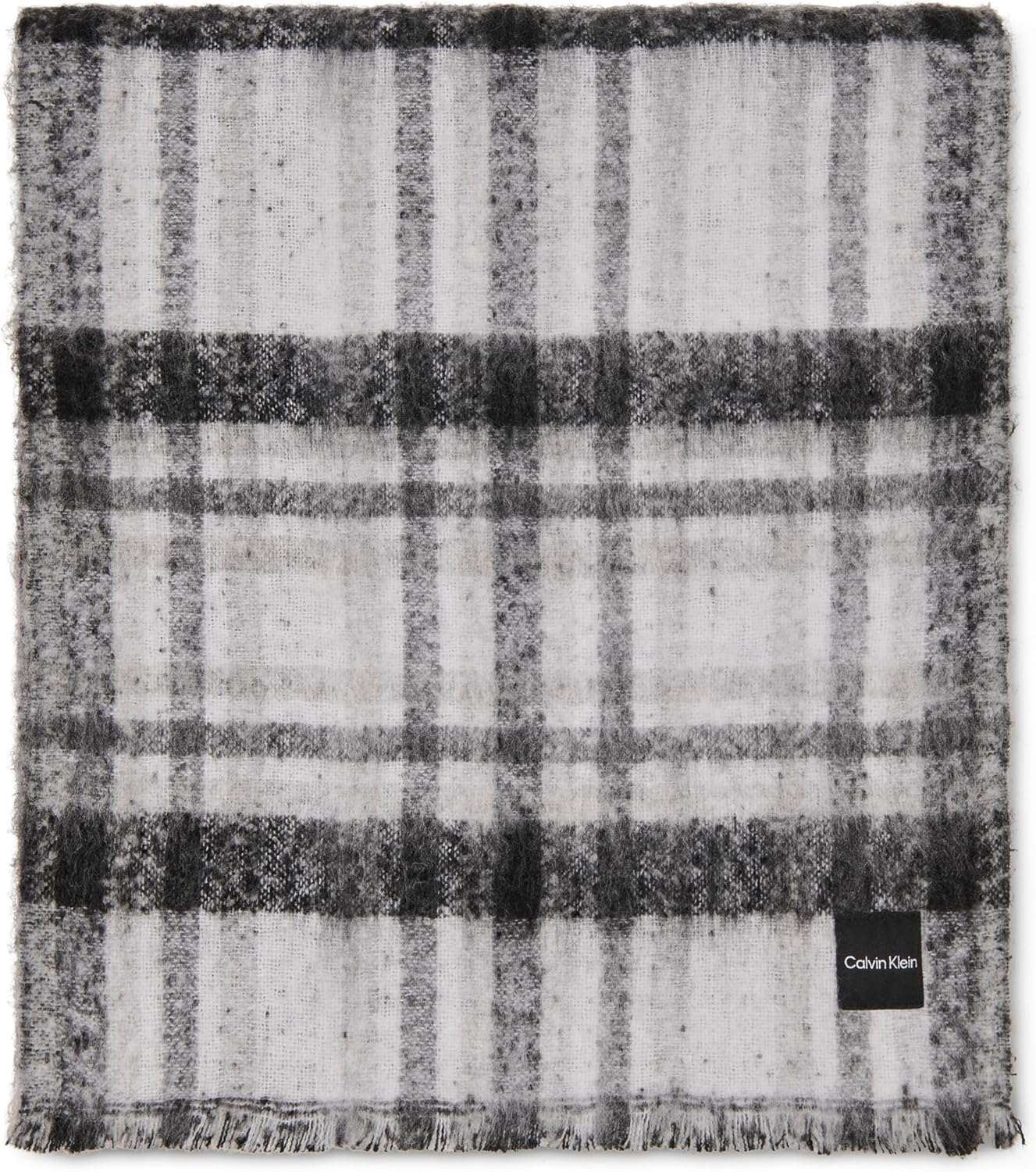 Calvin Klein womens Double Faced Plaid Winter Scarf - Image 2