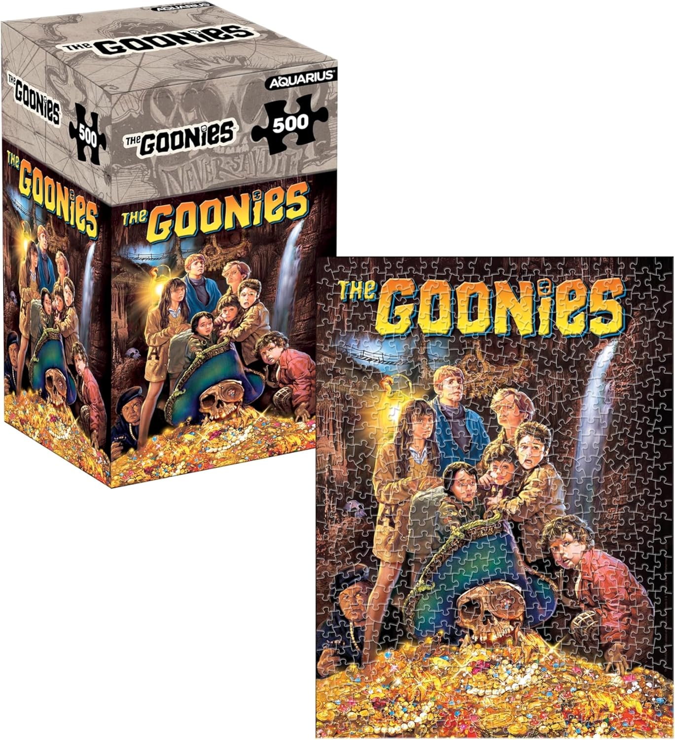 AQUARIUS Goonies 500pc Puzzzle (500 Piece Jigsaw Puzzle) – Glare Free – Precision Fit – Officially Licensed Goonies Merchandise & Collectibles – 14×19 Inches AQUARIUS Goonies 500pc Puzzzle (500 Piece Jigsaw Puzzle) – Glare Free – Precision Fit – Officially Licensed Goonies Merchandise & Collectibles – 14×19 Inches