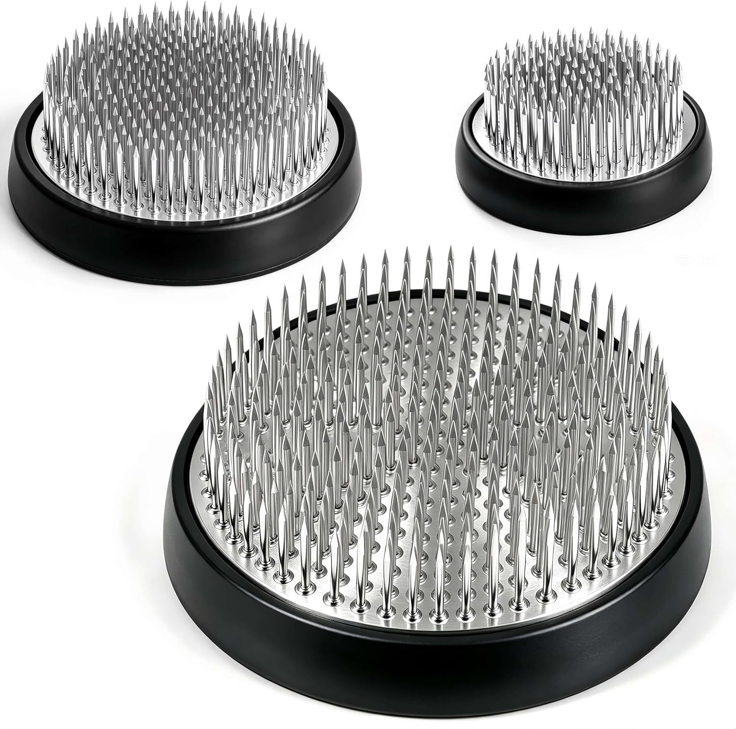 Stainless Steel Kenzan Flower Frog, Non Slip Ikebana Pin Holder Floral Spike Kenzan for DIY Flower Arrangements & Japanese Ikebana Art