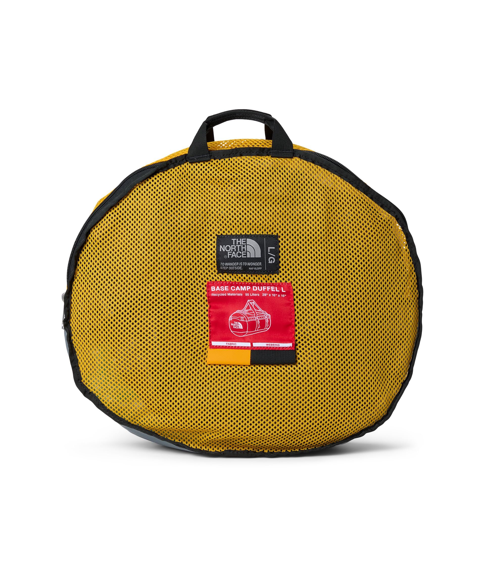 THE NORTH FACE NF0A52SB4WP1 BASE CAMP DUFFEL - L Sports backpack Unisex Adult Summit Gold-TNF Black-N Tamaño OS