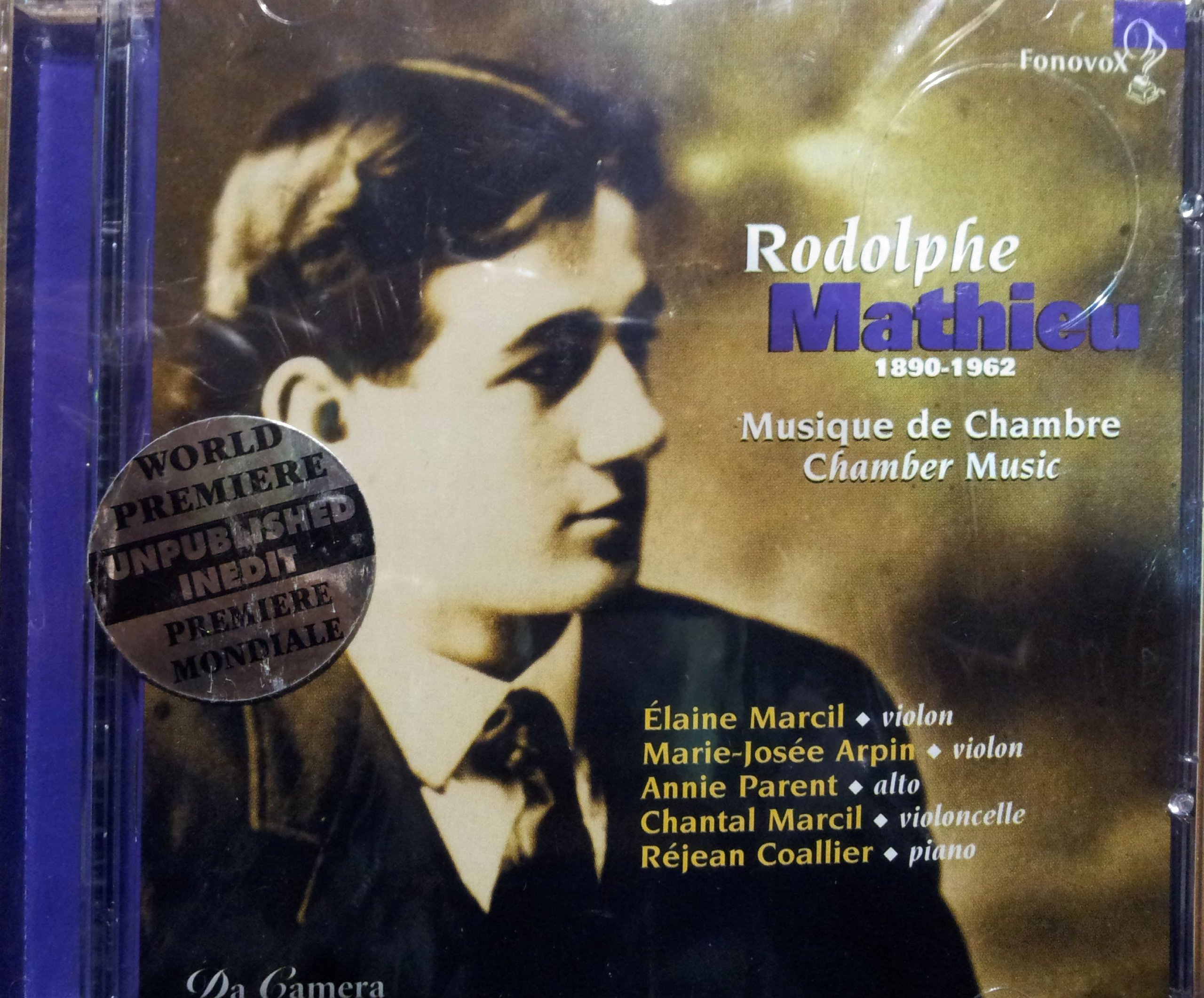 Chamber Music [Audio CD] Mathieu, Rodolphe