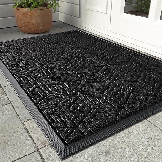 Yimobra Sturdy Front Entrance Door Mat, Heavy Duty Outdoor Indoor