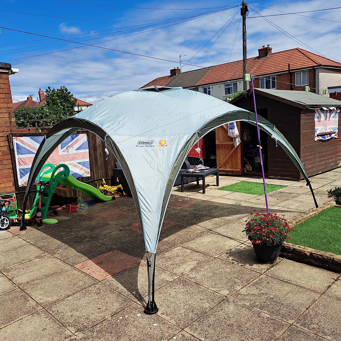 Coleman Event Shelter Medium Gazebo Sun Shade Garden Camping