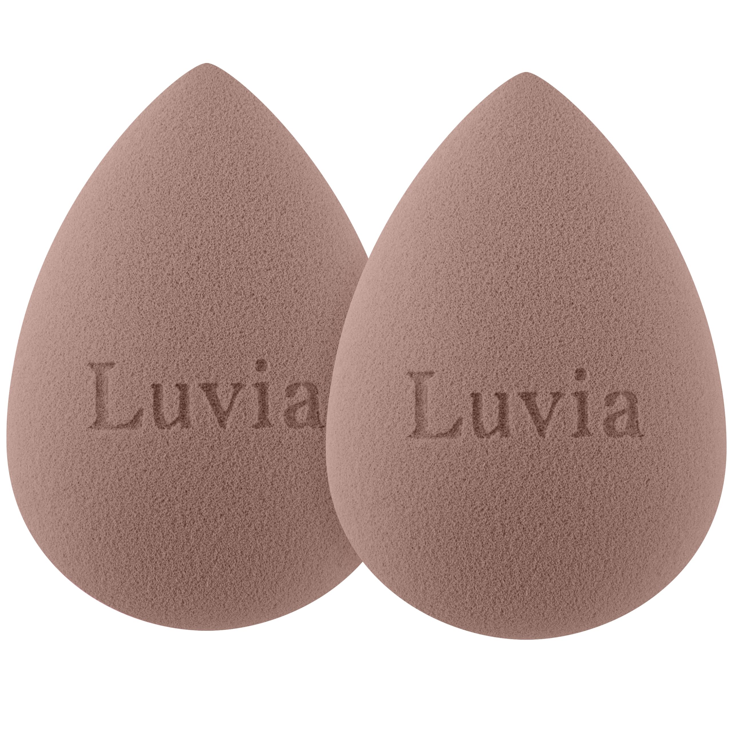 Make-Up Sponge Set - Luvia Flawless Touch Elegance | 2-Piece Beauty Blender Set for Perfect Foundation