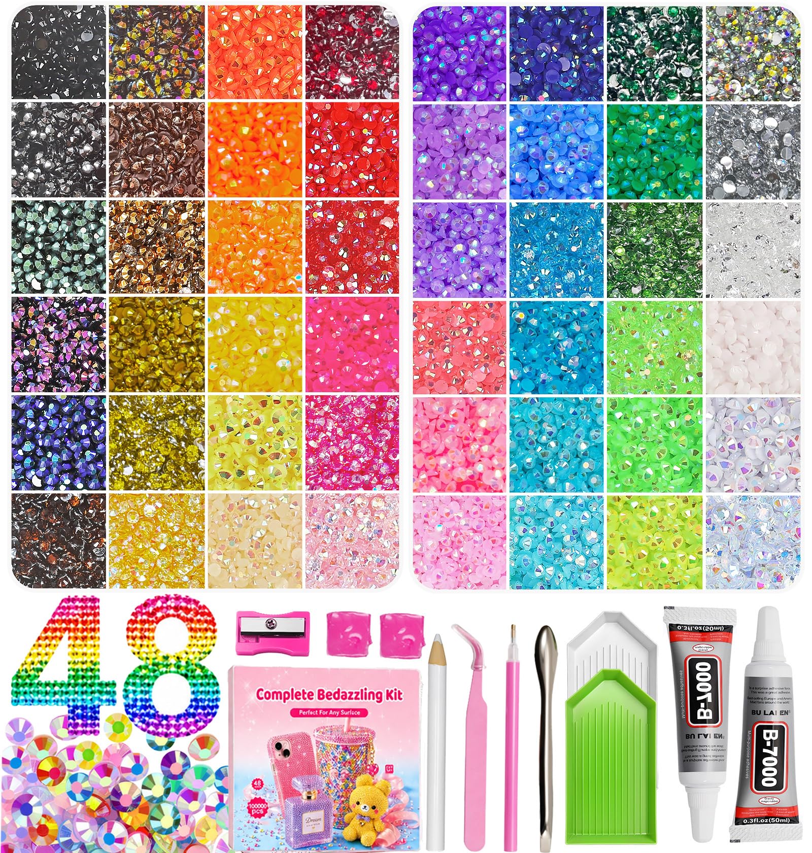 Bedazzling Kit: 68,000 Rhinestones - DIY Sparkle! -10